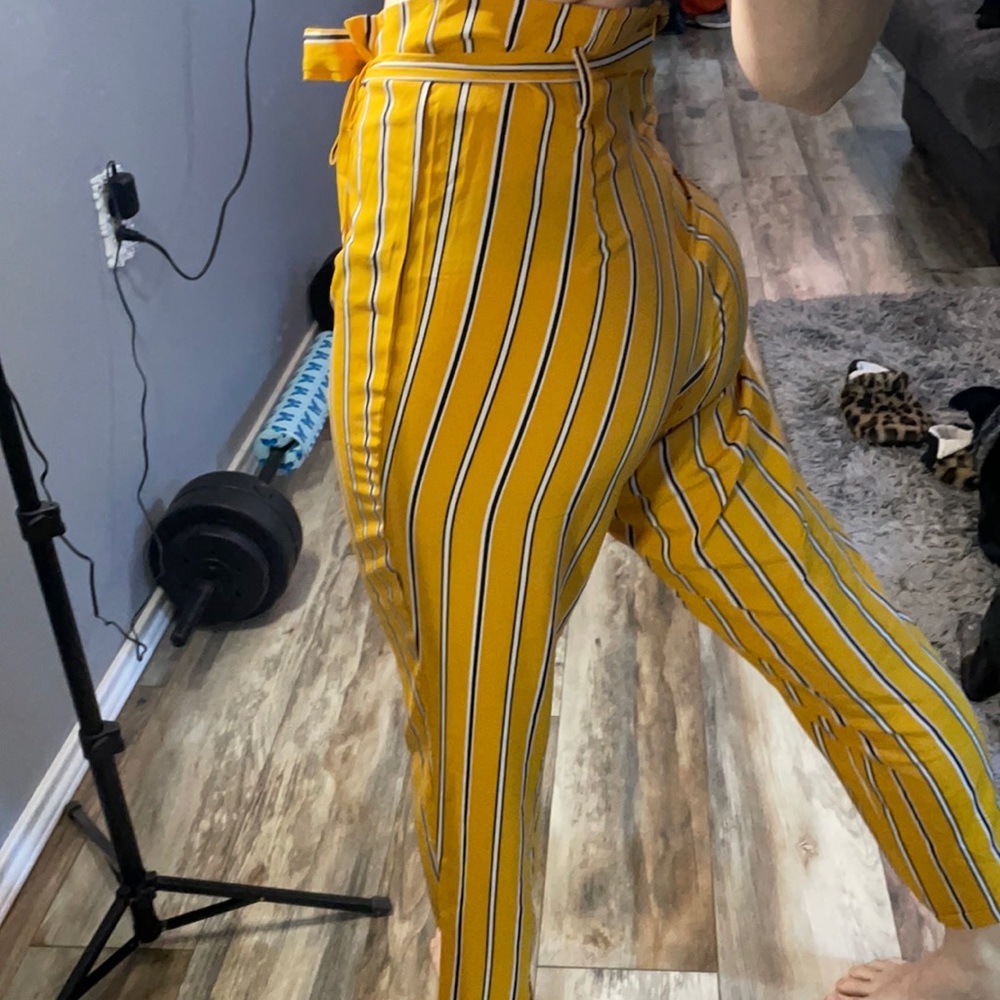 High waisted work pants